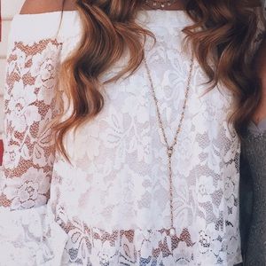 Off the shoulder shirt